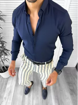 Tinuta barbati smart casual Pantaloni + Camasa 12665 E